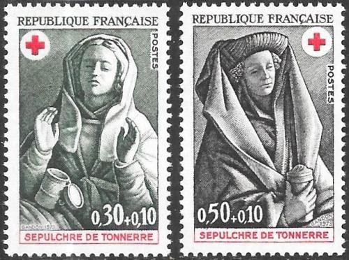 Potov znmky Franczsko 1973 erven kr, umenie Mi# 1859-60 - zvi obrzok