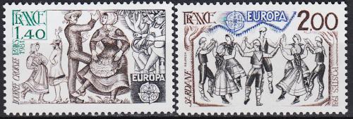 Poštové známky Francúzsko 1981 Európa CEPT, folklór Mi# 2259-60