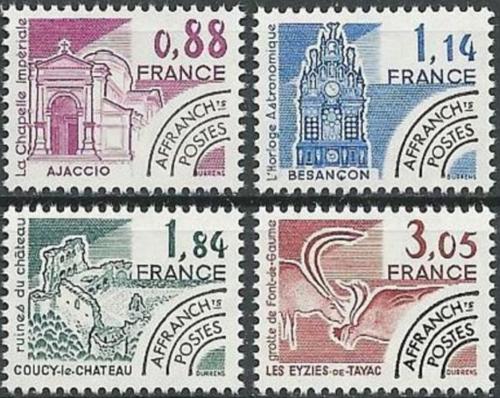 Potov znmky Franczsko 1981 Historick stavby Mi# 2241-44