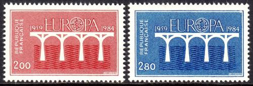 Poštové známky Francúzsko 1984 Európa CEPT Mi# 2441-42