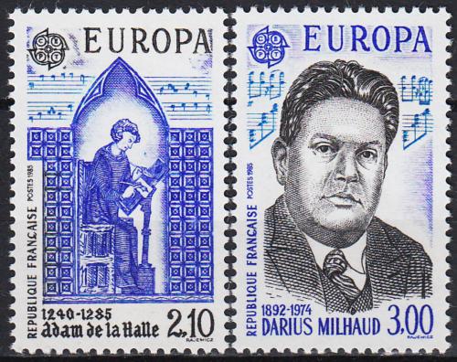Poštové známky Francúzsko 1985 Európa CEPT, rok hudby Mi# 2497-98