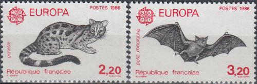 Poštové známky Francúzsko 1986 Európa CEPT, ochrana pøírody Mi# 2546-47 Kat 5€