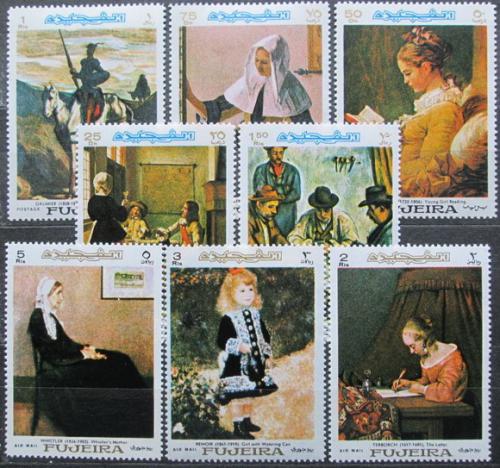 Poštové známky Fudžajra 1967 Umenie Mi# 198-205 Kat 11€