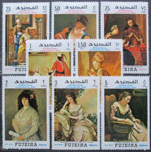 Poštové známky Fudžajra 1968 Umenie Mi# 276-83 Kat 11€