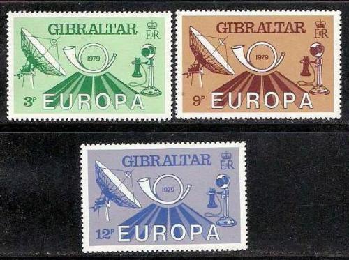 Poštové známky Gibraltár 1979 Európa CEPT Mi# 392-94