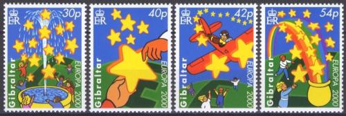 Poštové známky Gibraltár 2000 Európa CEPT Mi# 905-08 Kat 7.50€