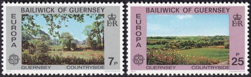 Potov znmky Guernsey 1977 Eurpa CEPT, krajina Mi# 147-48