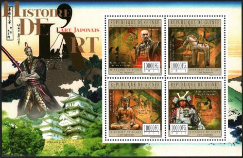 Poštové známky Guinea 2011 Japonské umenie Mi# 8794-97 Kat 16€