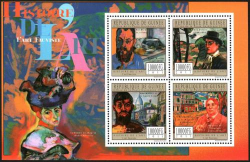 Poštové známky Guinea 2011 Umenie, fauvismus Mi# 8818-21 Kat 16€