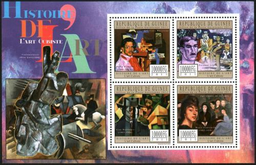 Poštové známky Guinea 2011 Umenie, kubismus Mi# 8822-25 Kat 16€