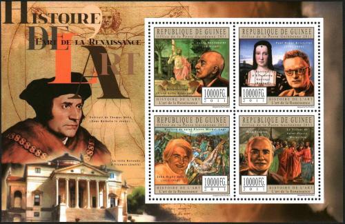 Poštové známky Guinea 2011 Umenie, renesance Mi# 8790-93 Kat 16€