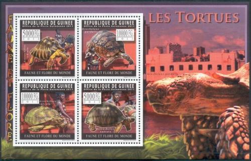 Poštovní známky Guinea 2011 Želvy Mi# 8304-07 Kat 12€