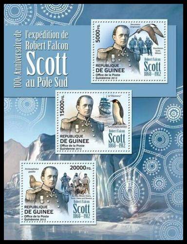 Poštové známky Guinea 2012 Expedice na Južná pól Mi# 9224-26 Kat 16€