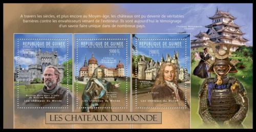 Poštové známky Guinea 2012 Hrady Mi# 9304-06 Kat 16€