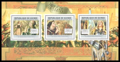 Poštové známky Guinea 2012 Jana z Arku Mi# 9059-61 Kat 16€