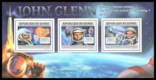 Poštové známky Guinea 2012 John Glenn Mi# 9083-85 Kat 16€