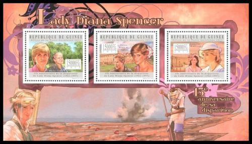Poštové známky Guinea 2012 Princezna Diana Mi# 9408-10 Kat 18€