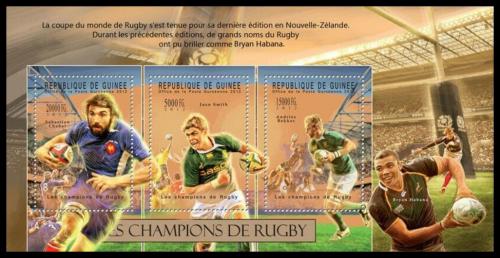 Poštové známky Guinea 2012 Rugby Mi# 9308-10 Kat 16€