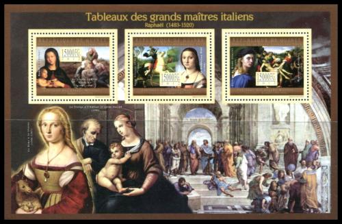 Poštové známky Guinea 2012 Umenie, Raffael Mi# 9451-53 Kat 18€
