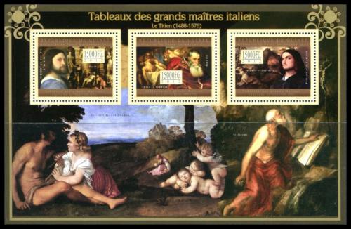 Poštové známky Guinea 2012 Umenie, Tizian Mi# 9454-56 Kat 18€