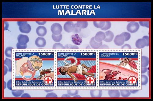 Poštové známky Guinea 2013 Boj proti malárii Mi# 10217-19 Kat 18€