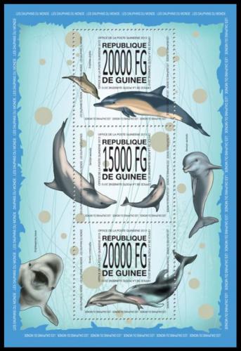 Poštové známky Guinea 2013 Delfíny Mi# 10117-19 Kat 22€ 