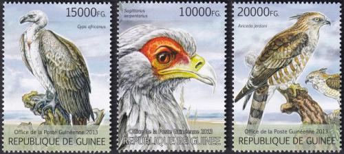Potov znmky Guinea 2013 Dravci 1B Mi# 9733-35 Kat 18