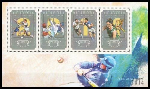 Poštové známky Guinea 2014 Asijské športové hry Mi# 10882-85 Kat 20€