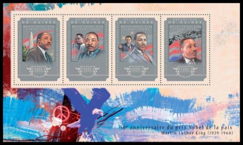 Poštové známky Guinea 2014 Martin Luther King Mi# 10827-30 Kat 20€