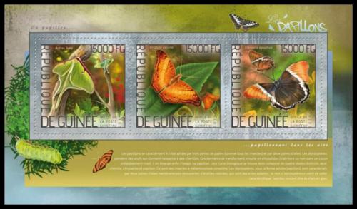 Poštové známky Guinea 2014 Motýle Mi# 10311-13 Kat 18€