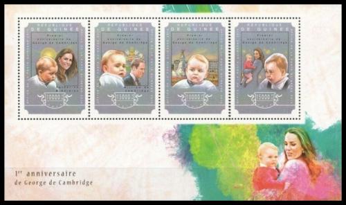 Poštové známky Guinea 2014 Princ George Mi# 10837-40 Kat 20€