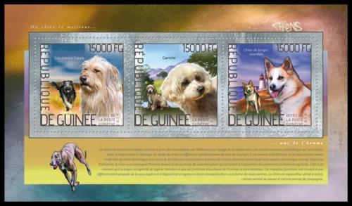 Poštové známky Guinea 2014 Psy Mi# 10403-05 Kat 18€