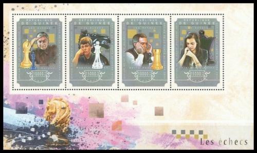 Poštové známky Guinea 2014 Slavní šachisti Mi# 10862-65 Kat 20€