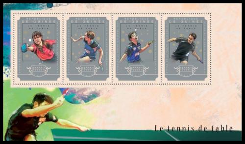 Poštové známky Guinea 2014 Stolný tenis Mi# 10877-80 Kat 20€