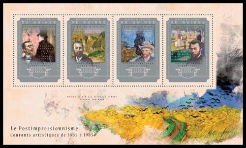Poštové známky Guinea 2014 Umenie, post-impresionismus Mi# 10867-70 Kat 20€