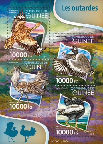 Poštové známky Guinea 2015 Dropi Mi# 11428-31 Kat 16€