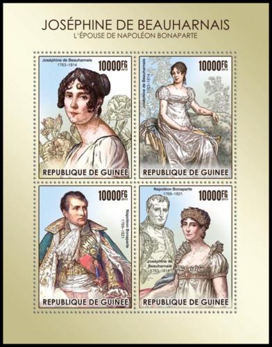 Poštové známky Guinea 2015 Joséphine de Beauharnais Mi# 11298-301 Kat 16€