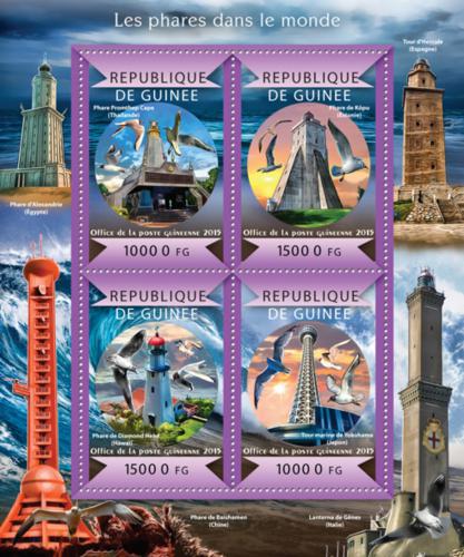 Poštové známky Guinea 2015 Majáky Mi# 11007-10 Kat 20€ 
