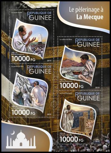 Poštové známky Guinea 2015 Pou� do Mekky Mi# 11523-26 Kat 16€