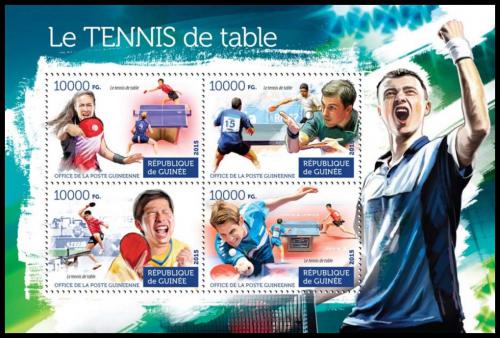 Poštové známky Guinea 2015 Stolný tenis Mi# 11278-81 Kat 16€