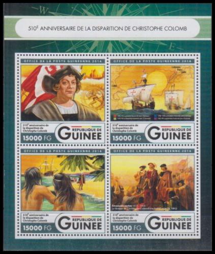 Potov znmky Guinea 2016 Kritof Kolumbus Mi# 12076-79 Kat 24