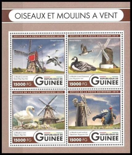 Poštové známky Guinea 2016 Vìtrné mlýny Mi# 12046-49 Kat 24€