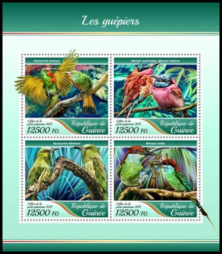 Poštové známky Guinea 2017 Vlhy Mi# 12565-68 Kat 20€