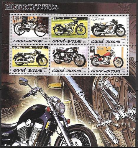 Poštové známky Guinea-Bissau 2005 Motocykle Mi# 3079-84 Kat 11€