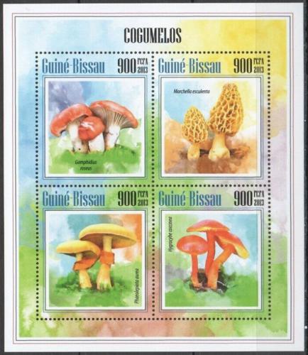 Poštové známky Guinea-Bissau 2013 Huby Mi# 6924-27 Kat 14€