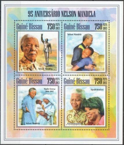 Poštové známky Guinea-Bissau 2013 Nelson Mandela Mi# 6961-64 Kat 12€