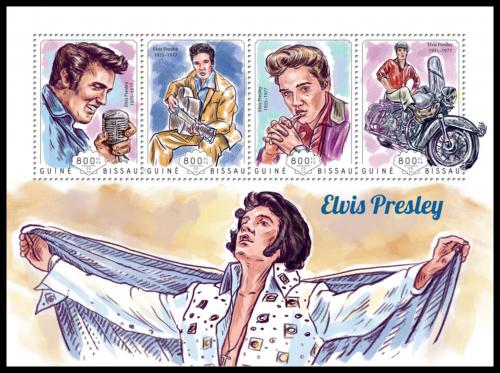 Poštovní známky Guinea-Bissau 2014 Elvis Presley Mi# Mi# 7405-08 Kat 13€