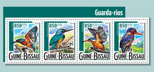 Poštové známky Guinea-Bissau 2015 Ledòáèci Mi# 7948-51 Kat 13€