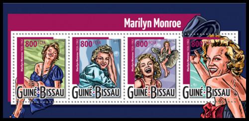 Poštové známky Guinea-Bissau 2015 Marilyn Monroe Mi# 7991-94 Kat 13€