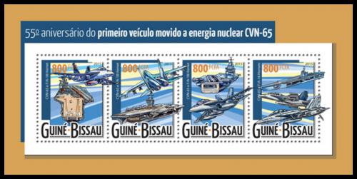 Poštové známky Guinea-Bissau 2015 Nukleární zbranì Mi# 7848-51 Kat 13€